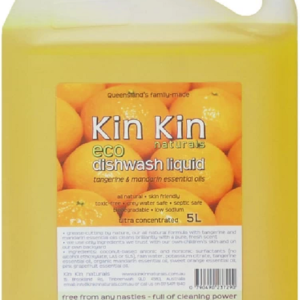 5L Dish Wash Liquid Kin Kin - Mandarin & Tangerine